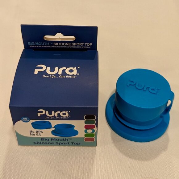 NWT Pura "Big Mouth" Silicone Sport Top (Blue) - Picture 1 of 15